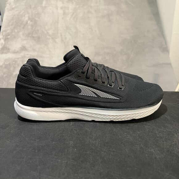 Altra Escalante 3 Running Shoes Mens 12.5 Black White Road Trainer ALOA7R6M000 - Picture 1 of 10